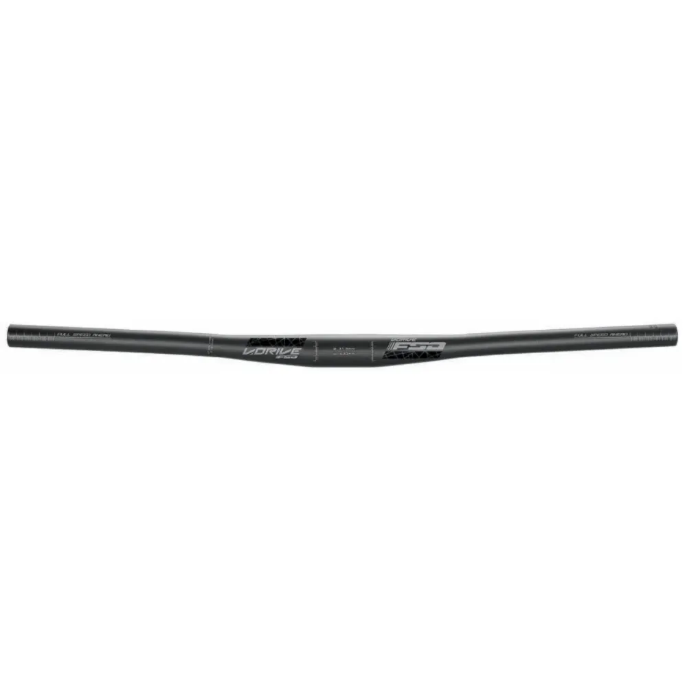 Kleiderbügel FSA V-Drive Aluminium Flach 31.8/740mm Schwarz