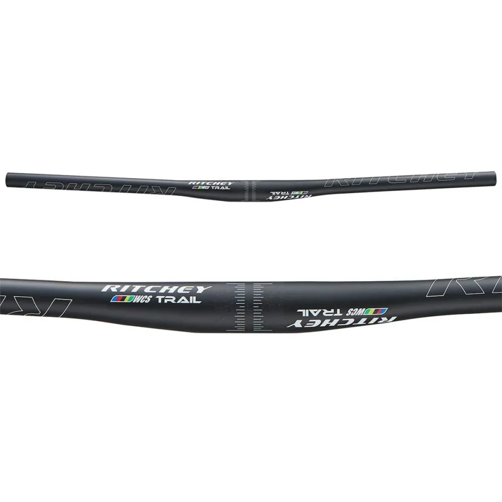 Kleiderbügel RITCHEY WCS TRAIL FLAT Carbon Rise +/-5mm 31.8/740mm Schwarz
