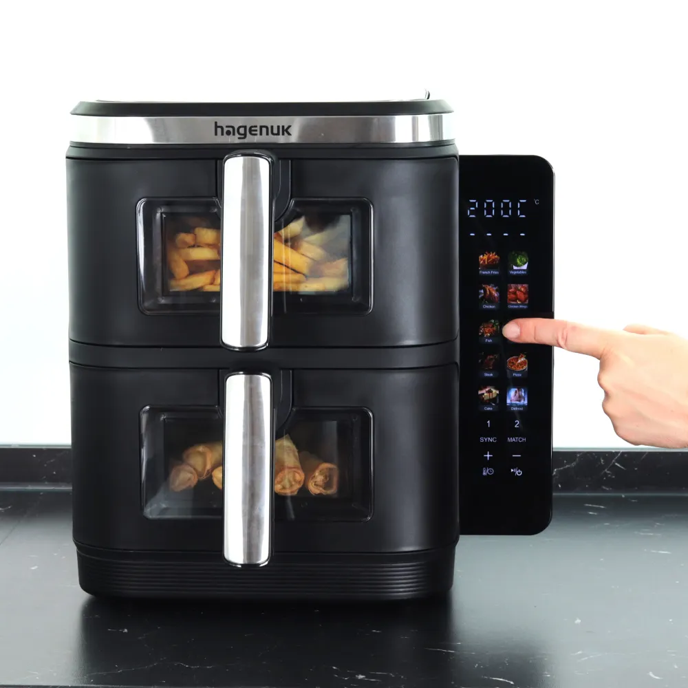 Hagenuk Doppel Heißluftfritteuse 2800 Watt