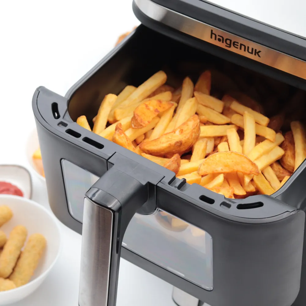 Hagenuk Doppel Heißluftfritteuse 2800 Watt