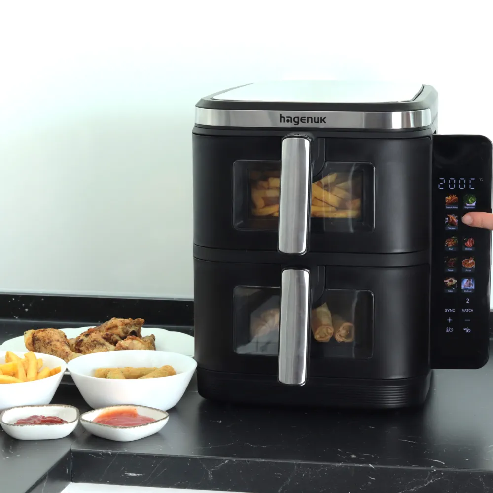Hagenuk Doppel Heißluftfritteuse 2800 Watt