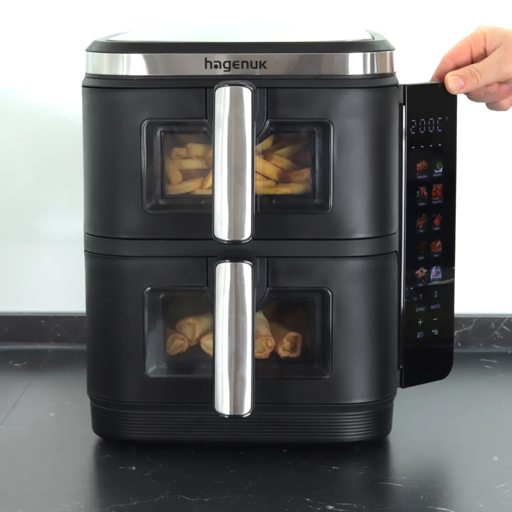 Hagenuk Doppel Heißluftfritteuse 2800 Watt