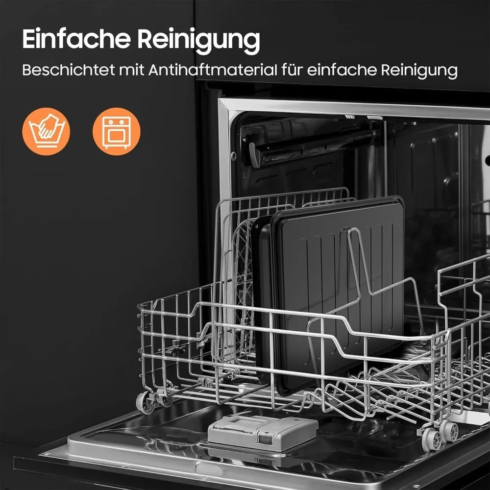 Heißluftfritteuse 23L Dual Zone XXL Airfryer mit French Door | Heissluftfritte
