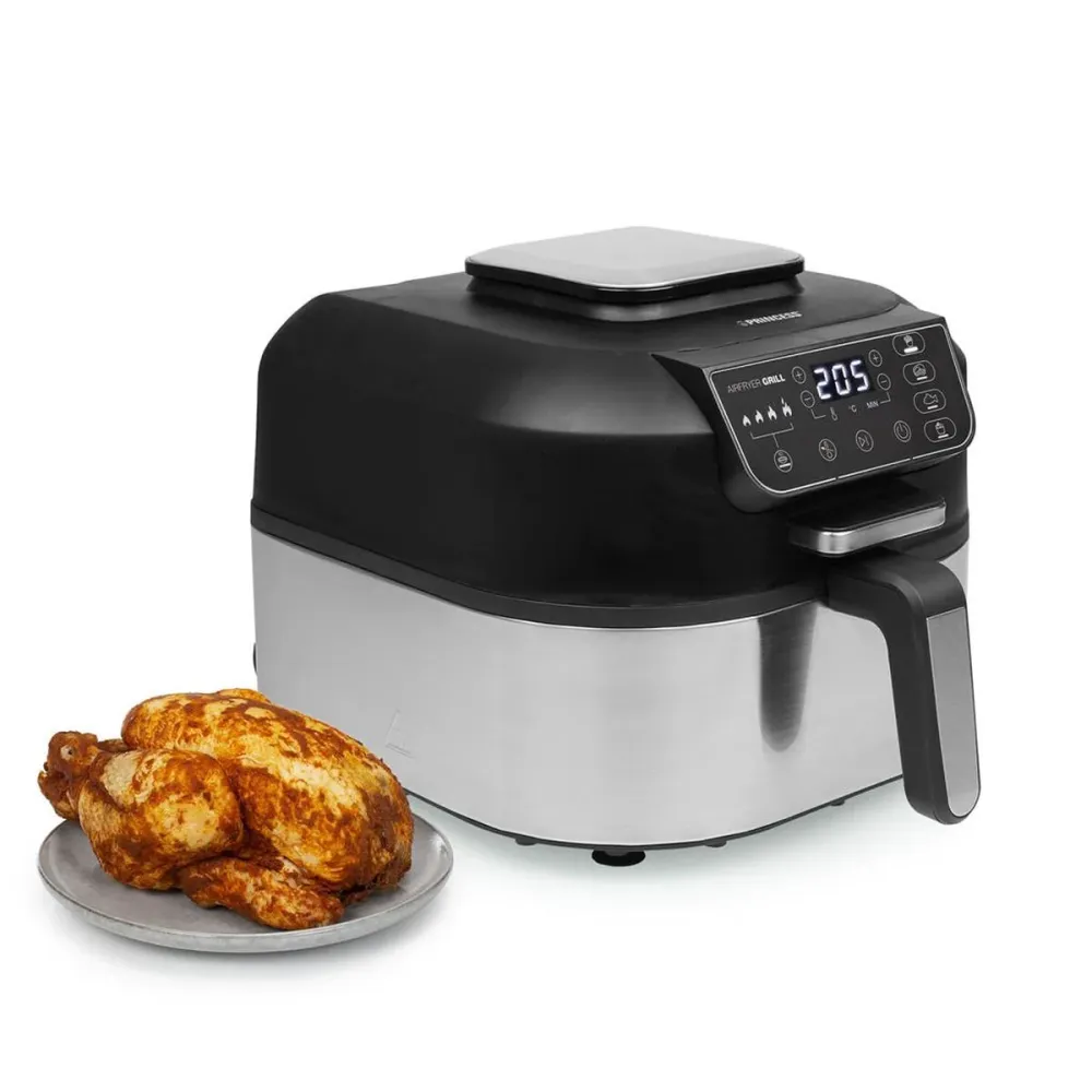 Heißluftfritteuse Princess 01.182092.01.001 1760 W Schwarz/Silberfarben 5,6 L