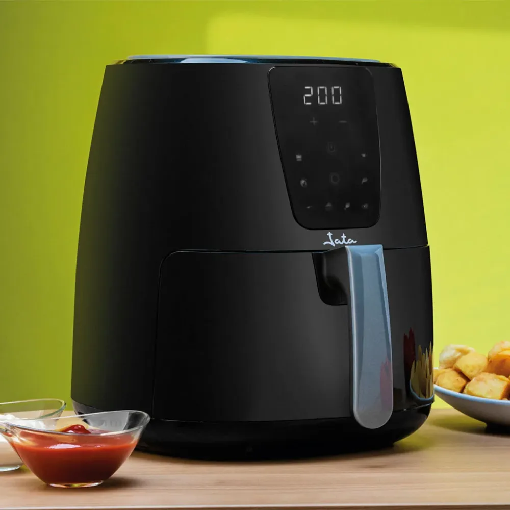 Jata Heißluftfritteuse mit großem Fassungsvermögen, 5 l
