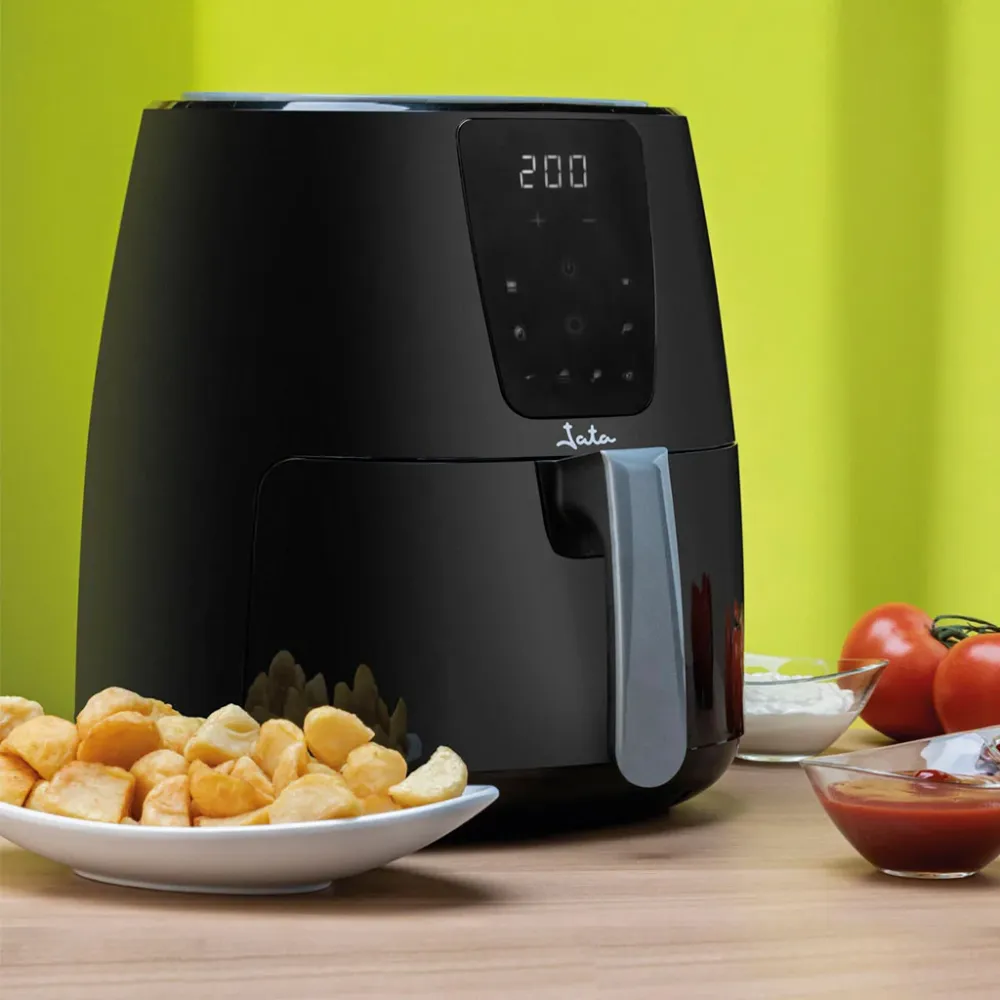 Jata Heißluftfritteuse mit großem Fassungsvermögen, 5 l