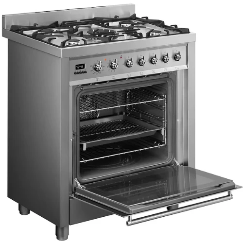 Kochzentrum 70 cm Edelstahl Gas SMEG C7GPX9(F)