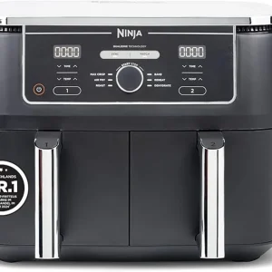 Ninja Foodi MAX Dual Zone Heißluftfritteuse, Schwarz, AF400EU