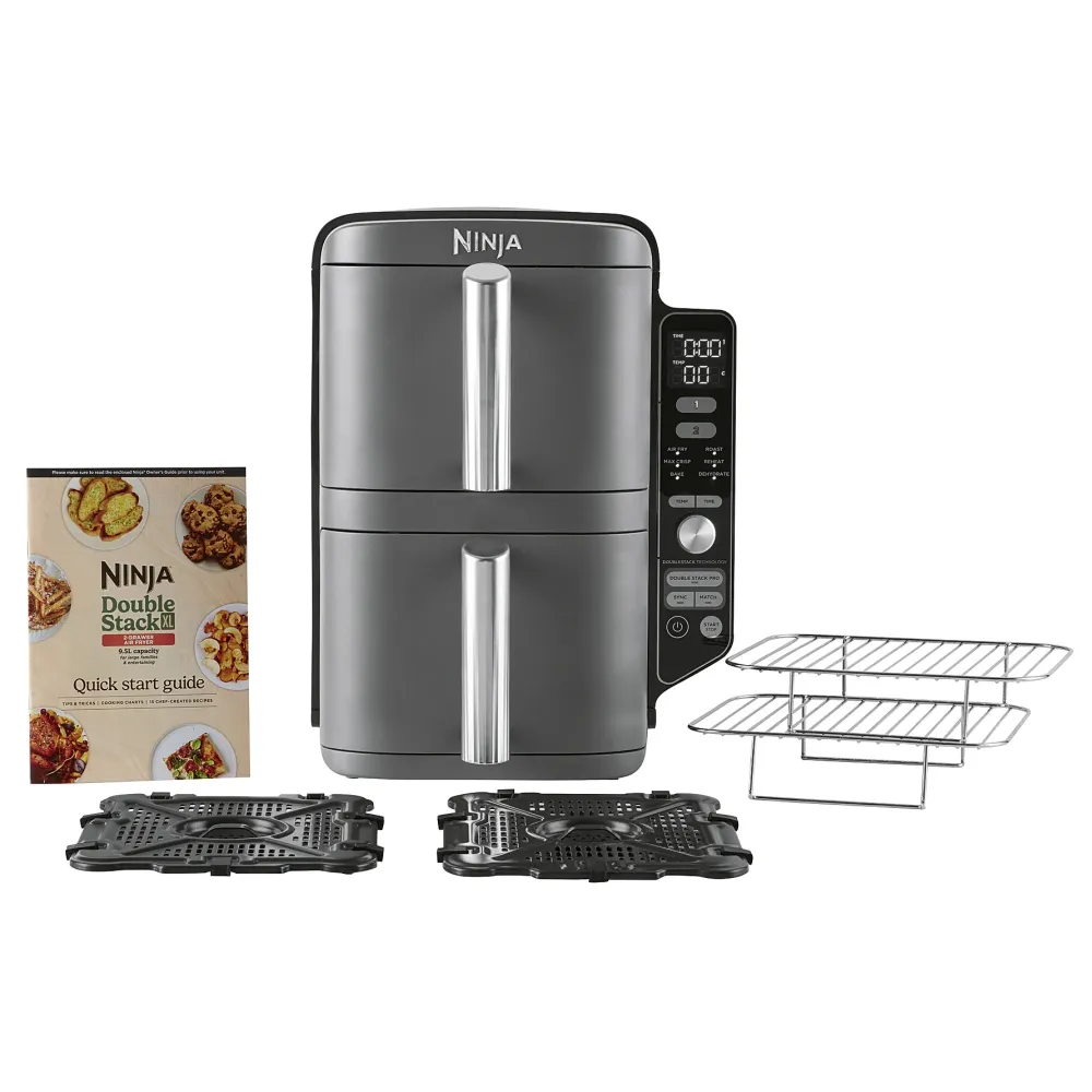 Ninja SL400EU Heißluftfritteuse Double Stack XL 9,5l