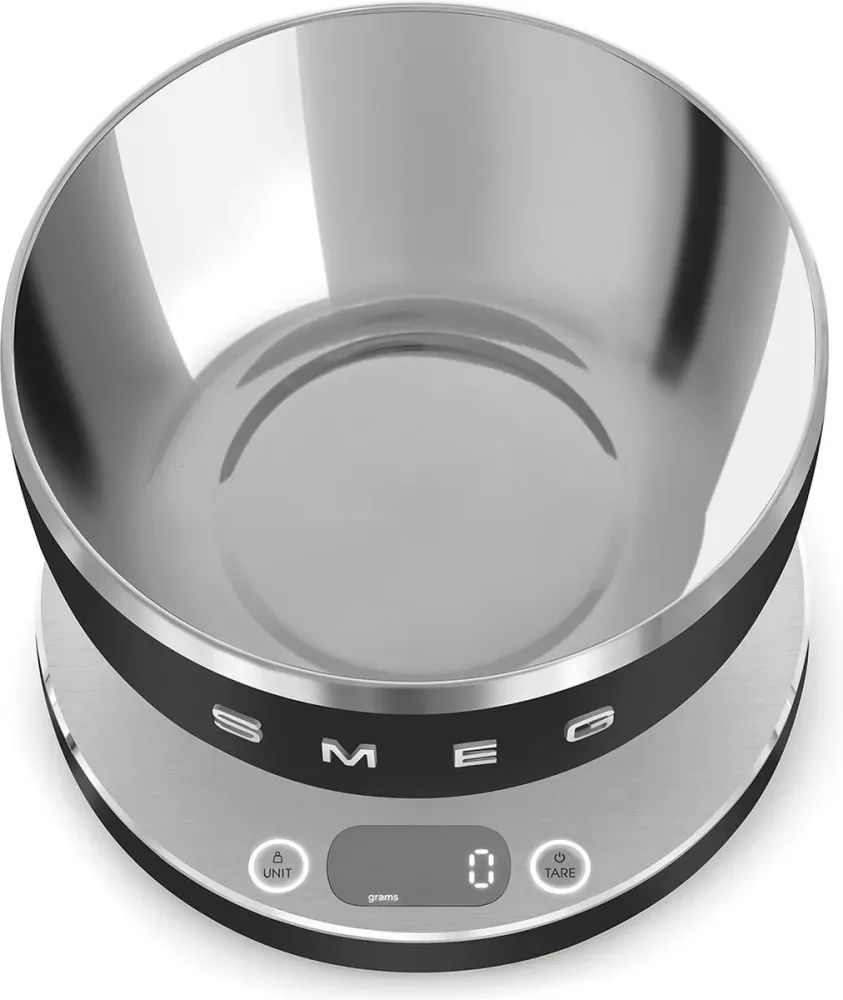 Smeg Digitale Küchenwaage 'Matt Schwarz'
