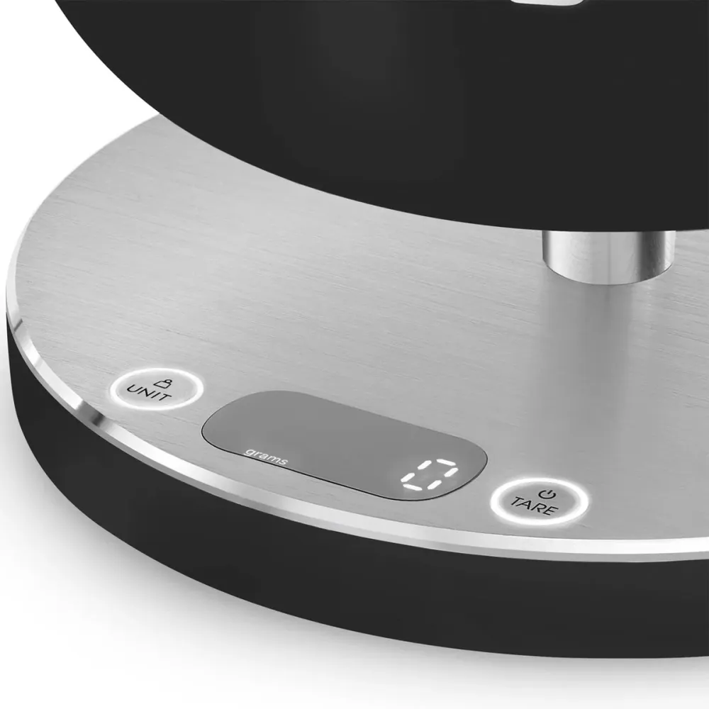 Smeg Digitale Küchenwaage 'Matt Schwarz'