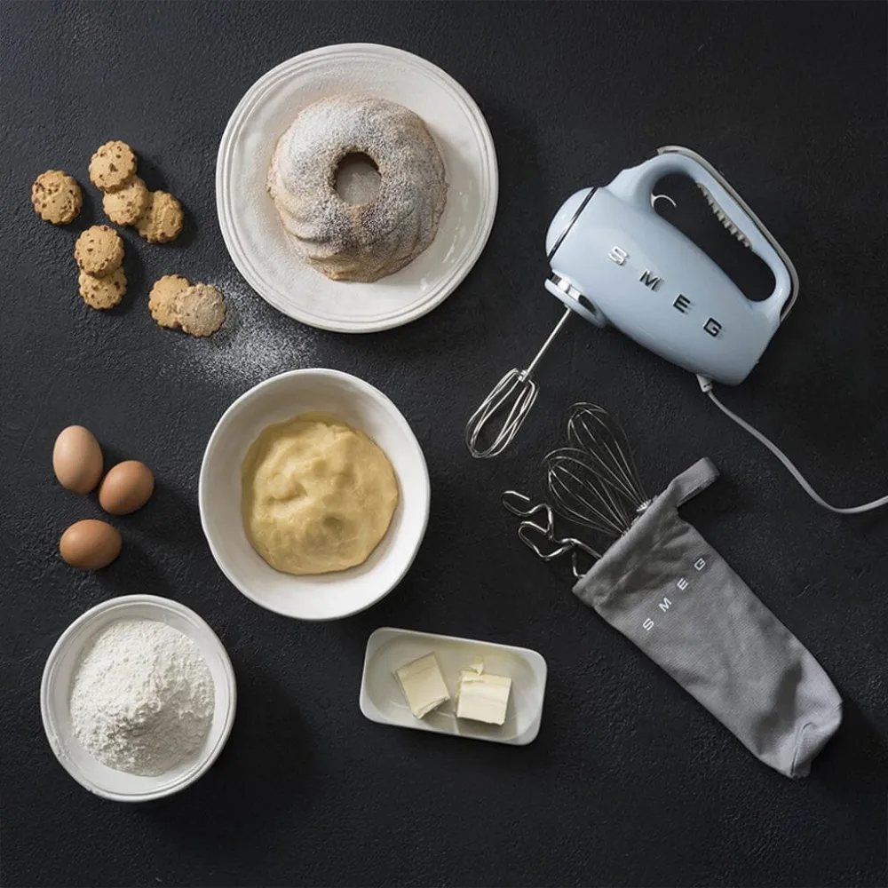 Smeg - Handmixer | Wassergrün | 1950er Jahre | Elektrischer Handmixer