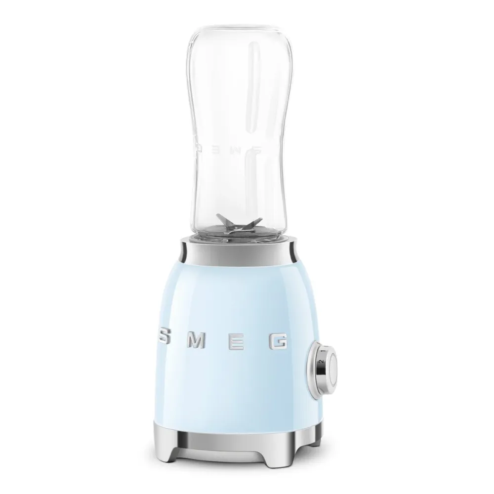 Smeg Personal Blender 0,6 l + 1 To-Go-Flasche „Pastellblau“ PBF00PBEU