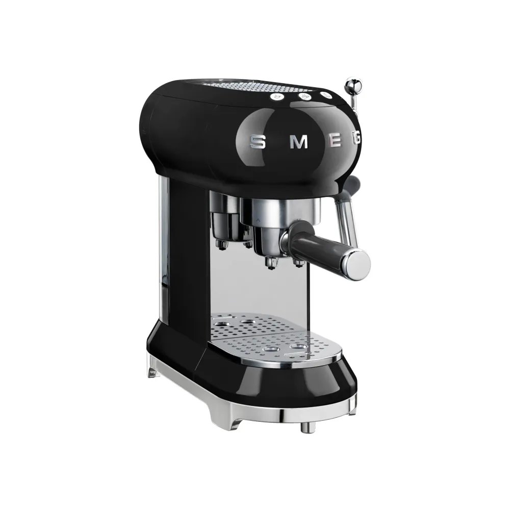 SMEG Siebträger Schwarz ECF01BLEU inkl. 5 Jahre Garantie - Retoure