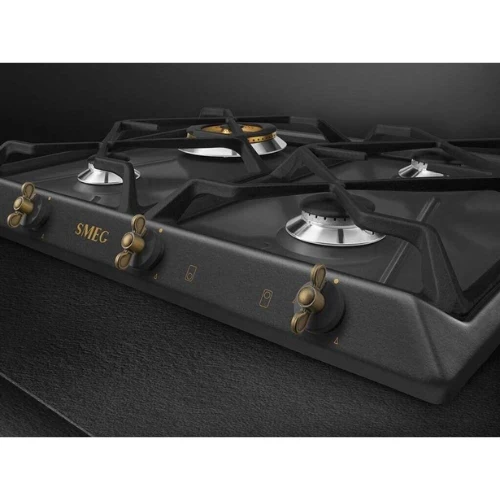 SMEG SRV864AOGH 4-Flammen-Kochfeld 60 cm Anthrazit