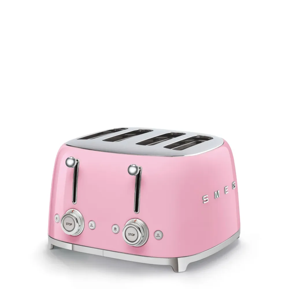 Smeg Toaster 4x4 'Pink' TSF03PKEU