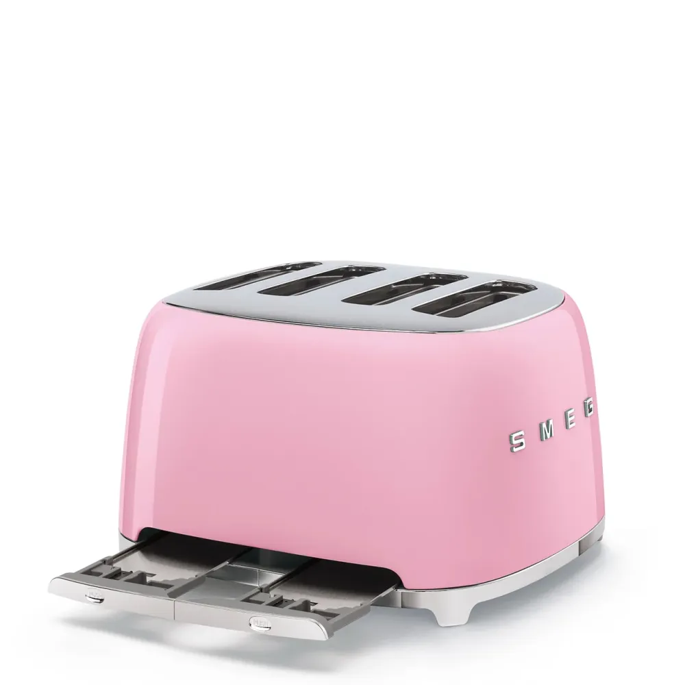 Smeg Toaster 4x4 'Pink' TSF03PKEU