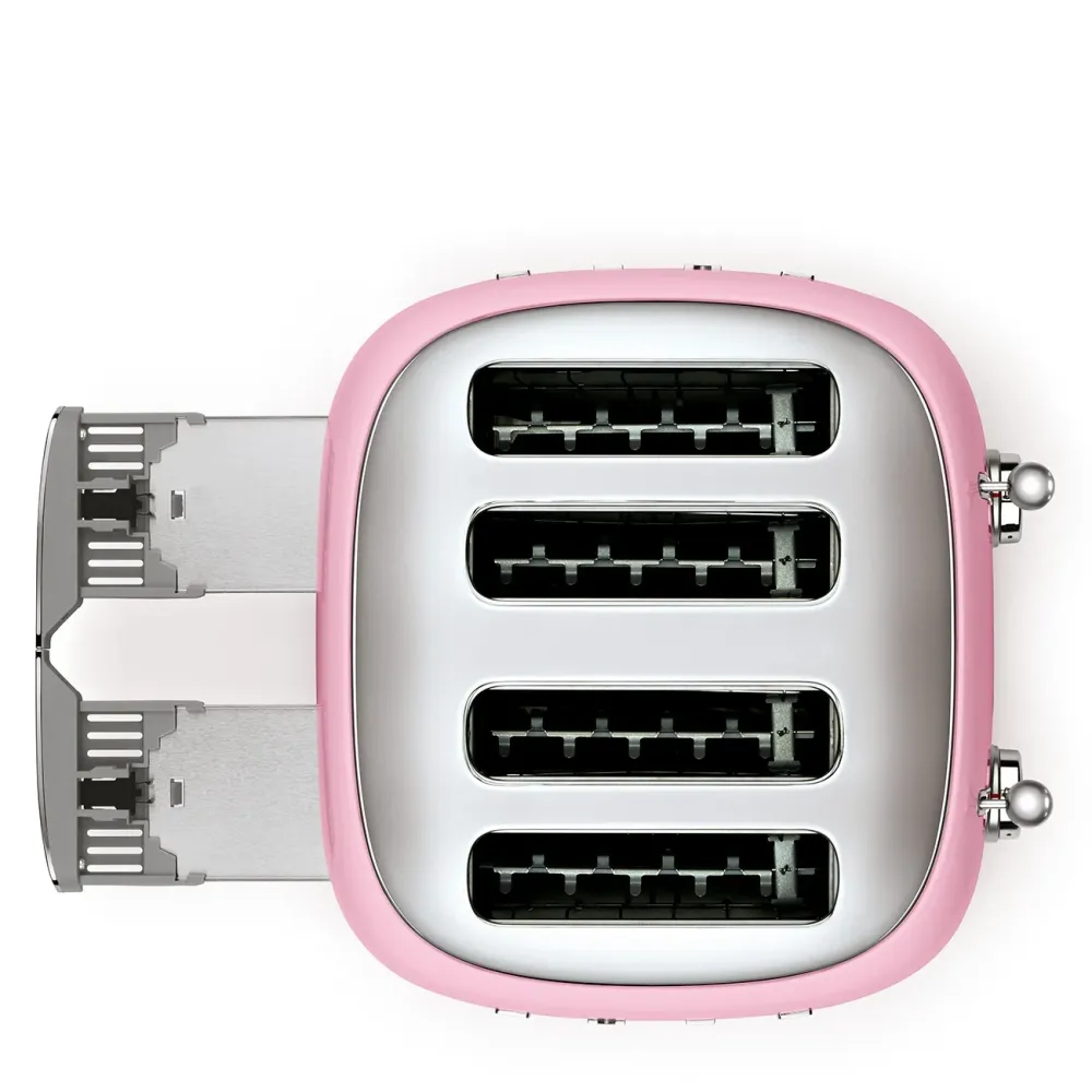 Smeg Toaster 4x4 'Pink' TSF03PKEU