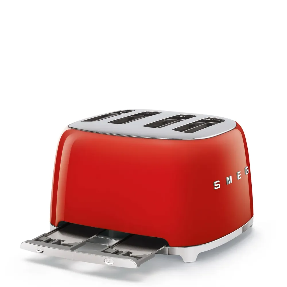 Smeg Toaster 4x4 'Rot' TSF03RDEU