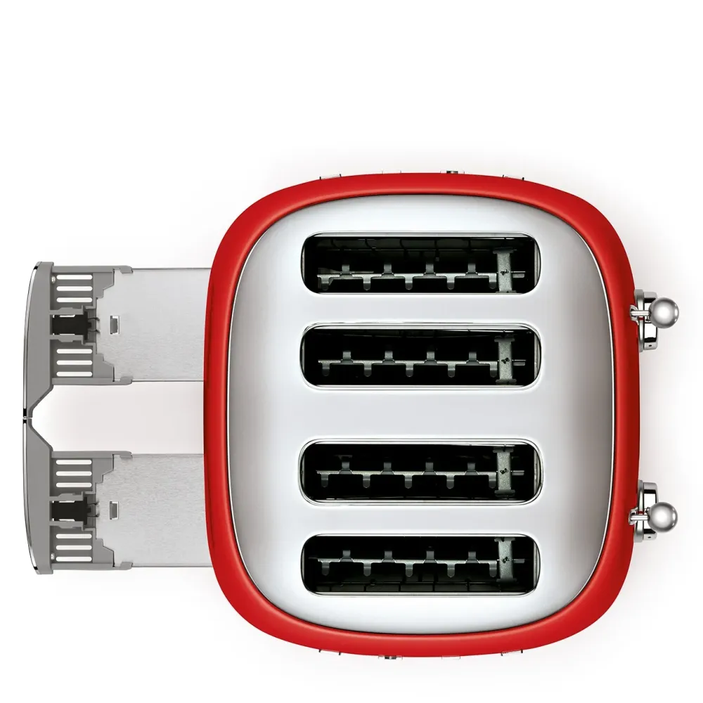 Smeg Toaster 4x4 'Rot' TSF03RDEU