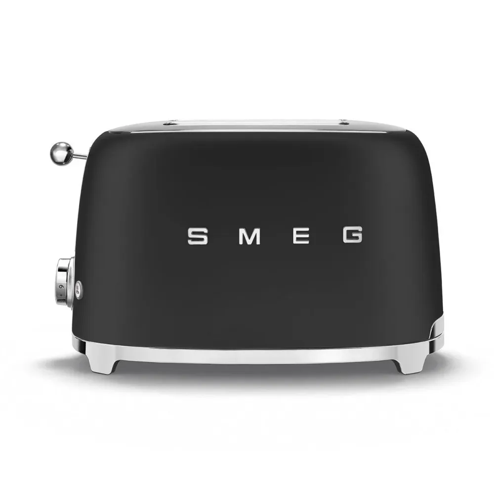Smeg Toaster 'Matt Black' TSF01BLMEU
