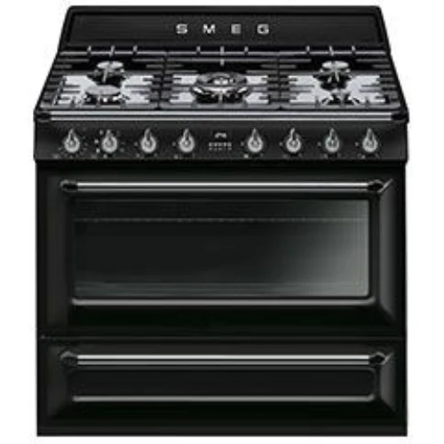 SMEG TR90BL1 90cm Schwarzer Gasherd