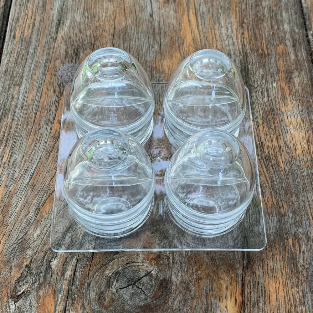 Acryl Eierbecher-Set