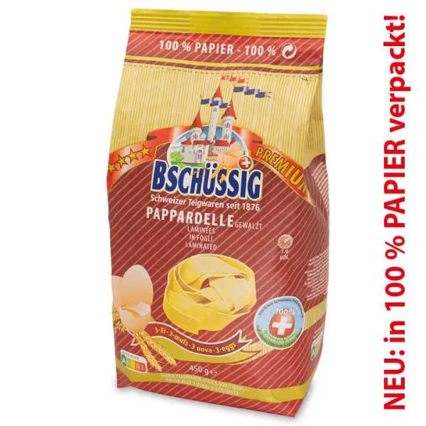 Bschüssig Premium Eier Pappardelle gewalzt