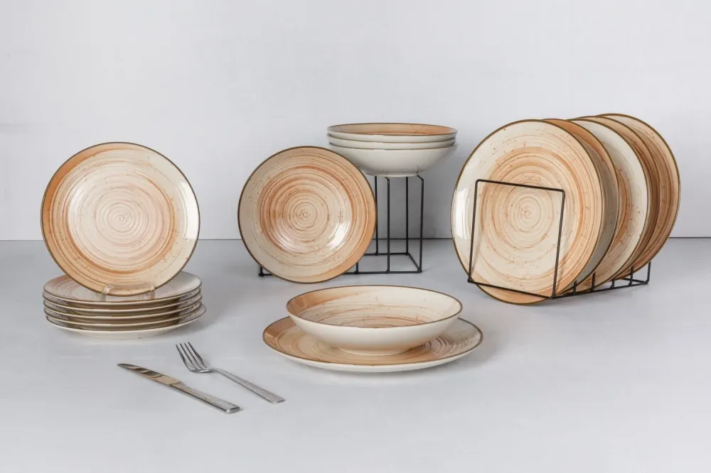 Cosy & Trendy Geschirrset Sintra Terracotta 16-teilig / 4 Personen