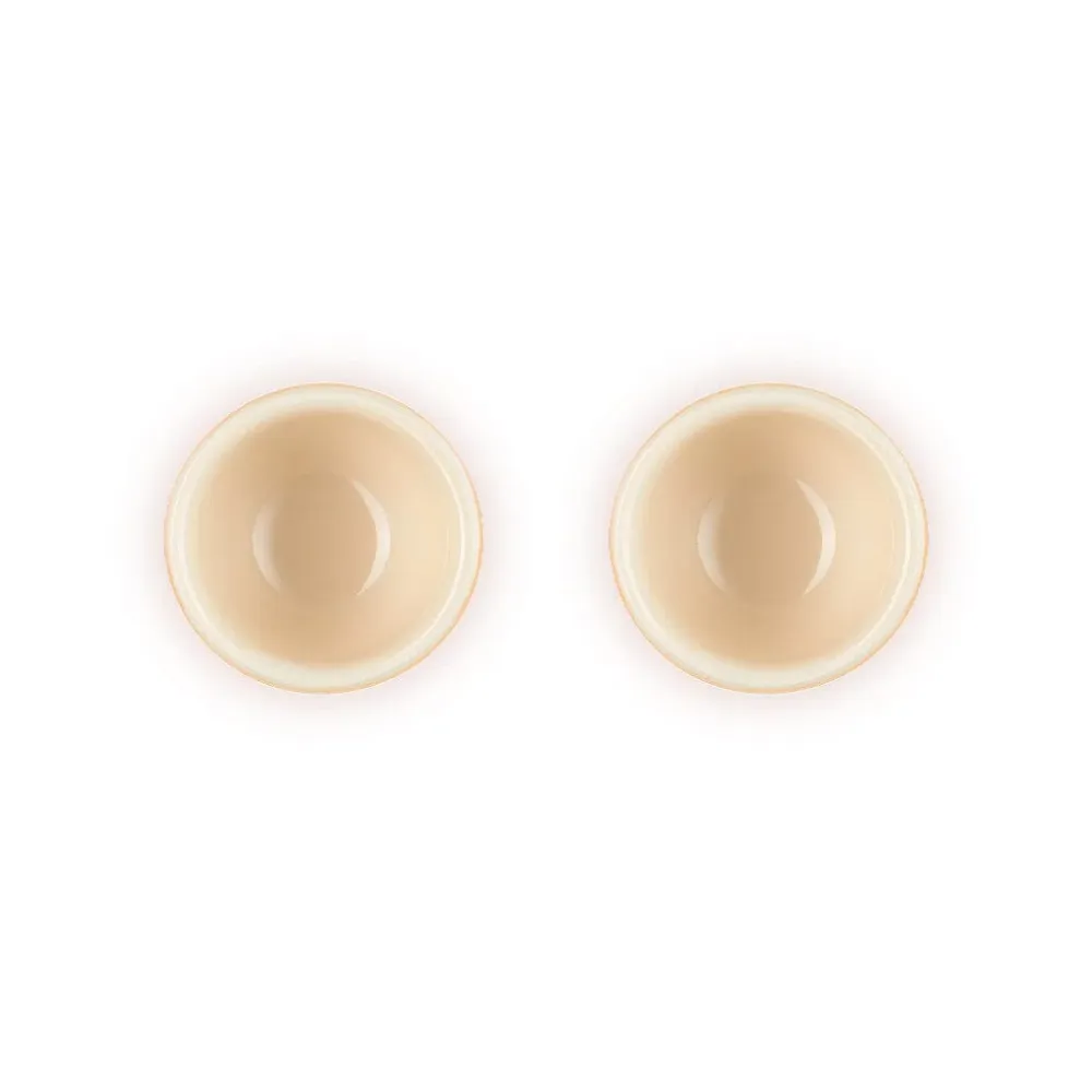 Le Creuset - 2er Set Eierbecher Orangerot