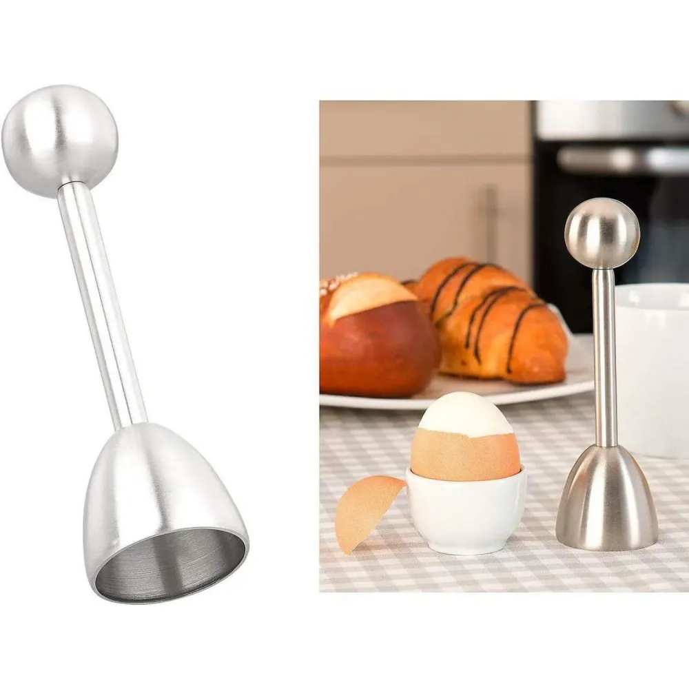 Edelstahl Eieröffner Cutter für harte und weiche Eier