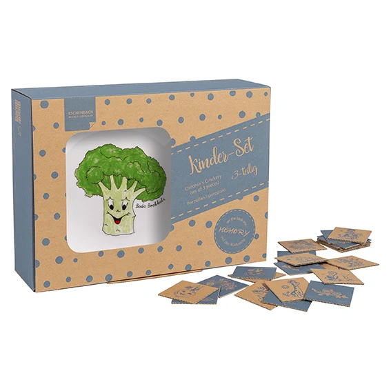 Kindergedeck Set 3-tlg. | Kindergeschirr | Bodo-Gesunde Freunde