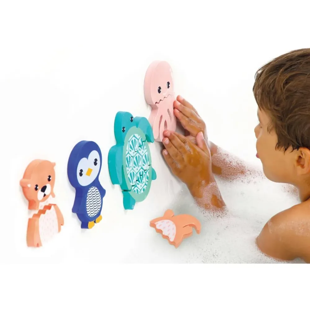 Ludi Mix and Match Badeschaum-Puzzle - Wasserkreaturen