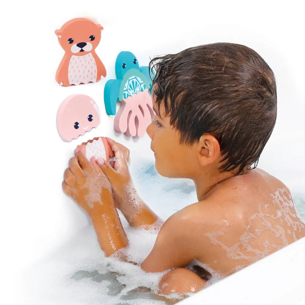 Ludi Mix and Match Badeschaum-Puzzle - Wasserkreaturen