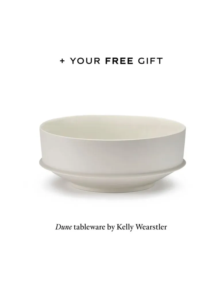 Serax DUNE Geschirrset 12 + 1 Salatschale gratis Kelly Wearstler, alabaster