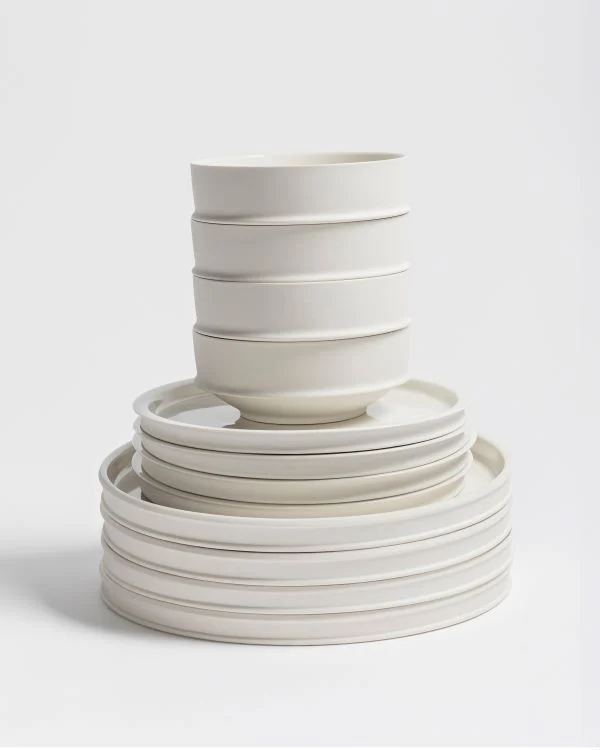 Serax DUNE Geschirrset 12 + 1 Salatschale gratis Kelly Wearstler, alabaster
