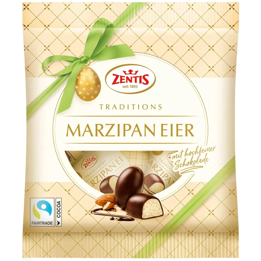 Zentis Marzipan-Eier 10x20g | eine 200g Tüte