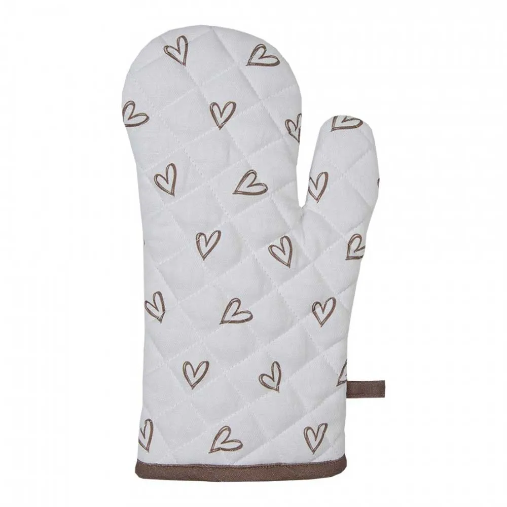 Clayre & Eef - Ofenhandschuh Hase Herzen