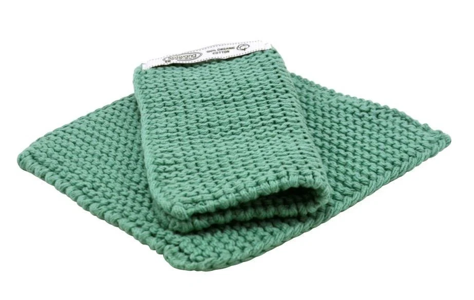 Gestrickte Topflappen BIO von Solwang