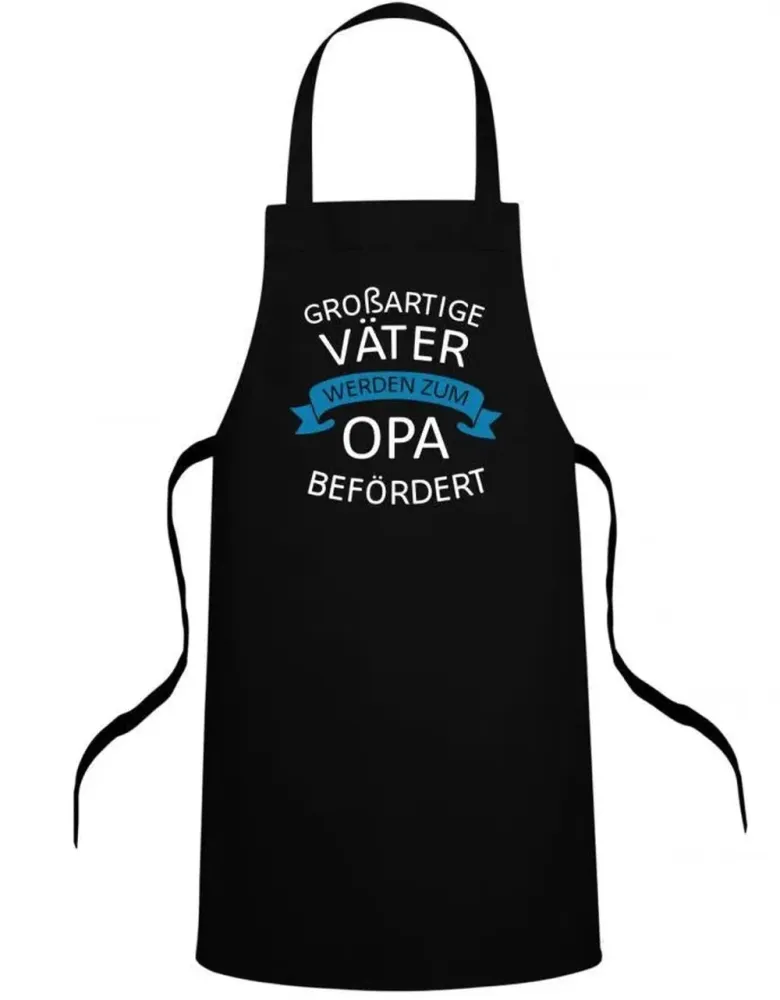 Großartige Väter werden zum Opa befördert – Spruch Geschenk – Opa Schürze