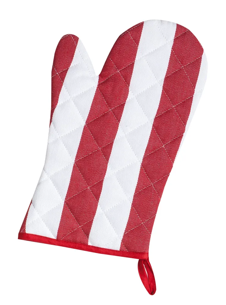 Kochhandschuh / Ofenhandschuh von Kracht mit Blockstreifen