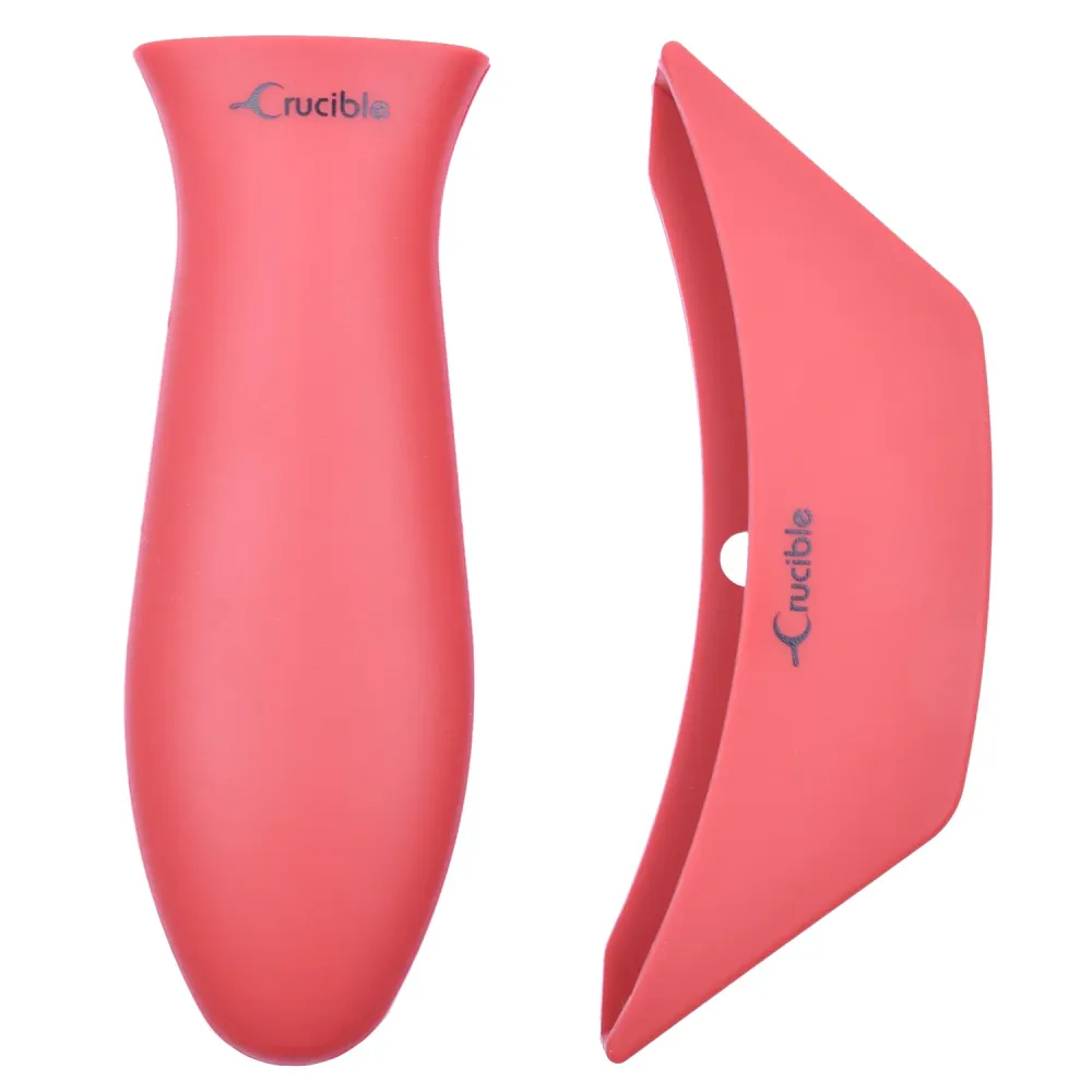 Silikon-Topflappen (2er-Pack Kombi Rot) für Gusseisenpfannen