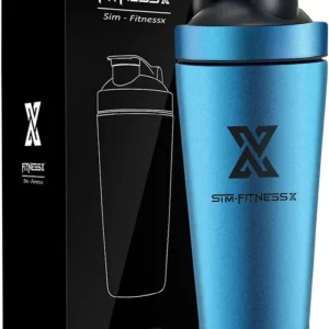 700ml Edelstahl Protein Shaker Sport Fitness Becher mit