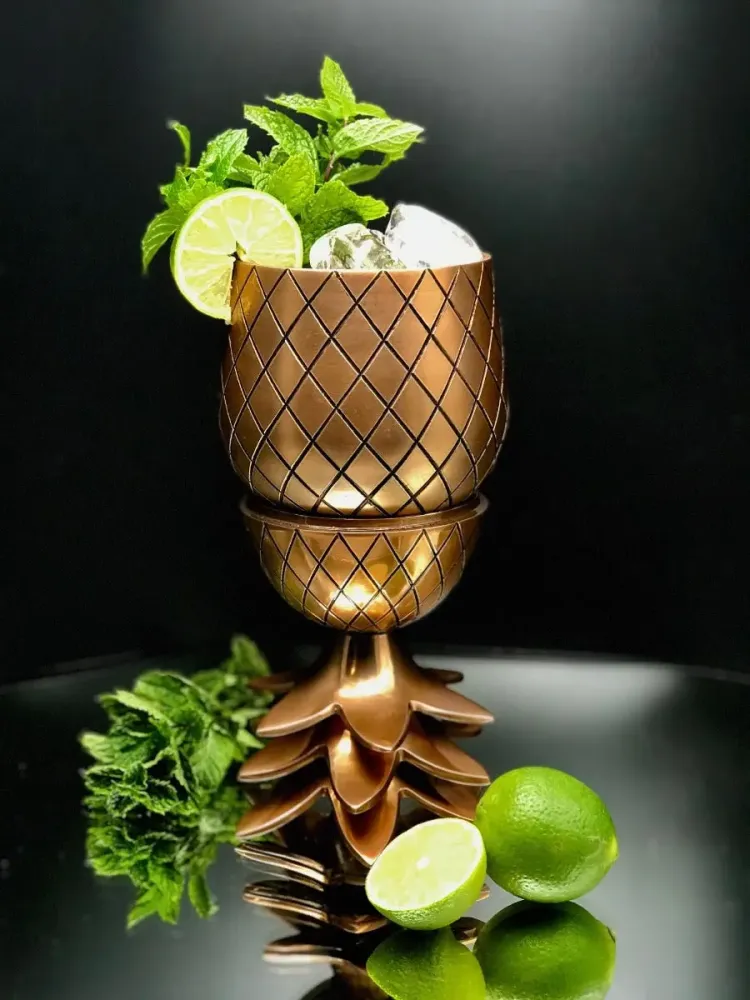 Ananas Cocktail Becher Mood Bronze