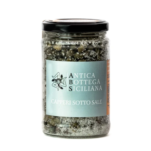 ANTICA BOTTEGA SICILIANA - Sizilianische Kapern mit Salz - 230g