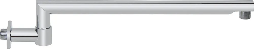 asdec life ® Brausearm "Rondo" 180° schwenkbar, L: 425mm Messing verchromt