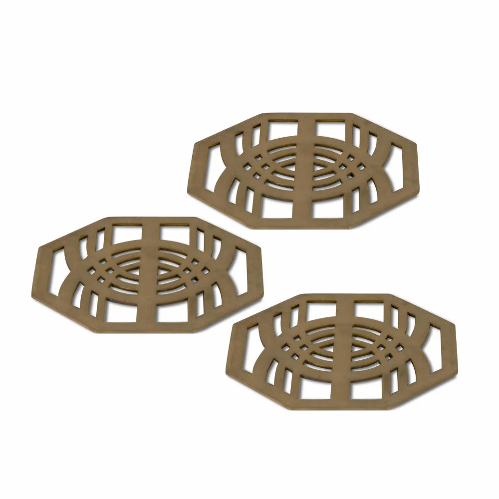 Authentic Models Coasters, 3er Set, Untersetzer, Glasuntersetzer, Stahl, BA012