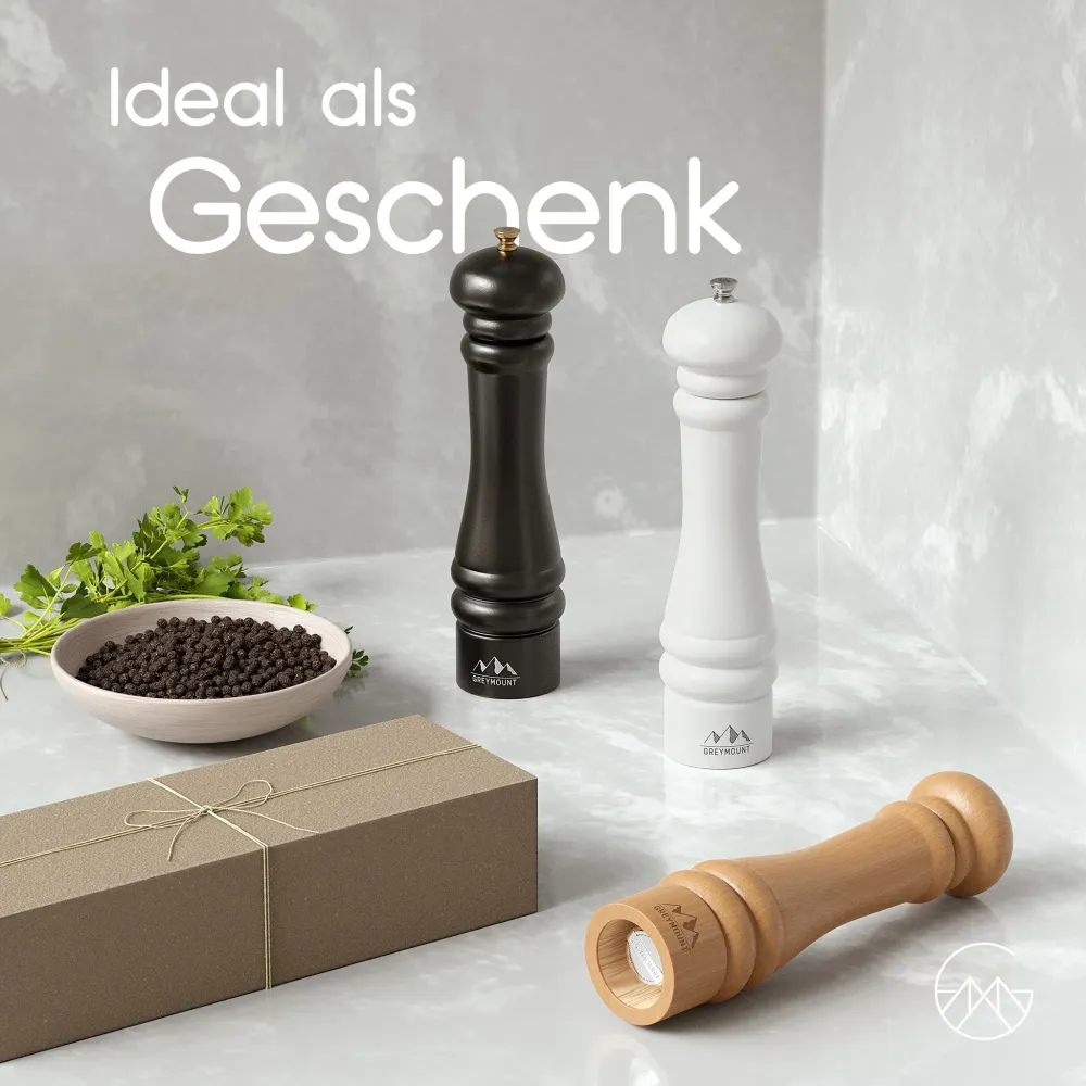 CAUCASUS - Salz- und Pfeffermühle Set (Pure Black, 27 cm)
