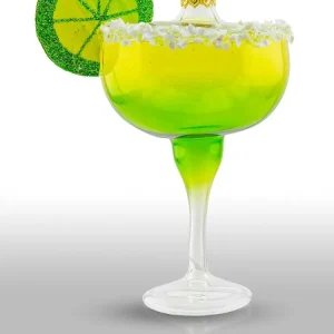 Cocktail im Glas Grün-Gelb