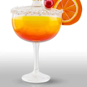 Cocktail im Glas Orange-Rot